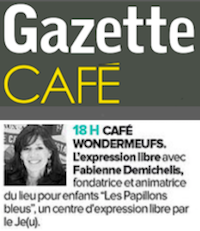 Fabienne Demichelis au Gazette Café